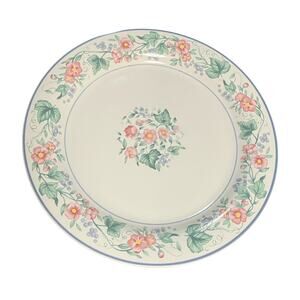 Ranmaru Kensington 4940 Dinner Plate 10 3/4 " Discontinued Japan 80s 90s VTG